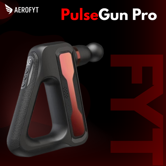 Aerofyt PulseGun Pro – Elite Deep Tissue Massage & Muscle Recovery Tool | Powered by BlueIdea