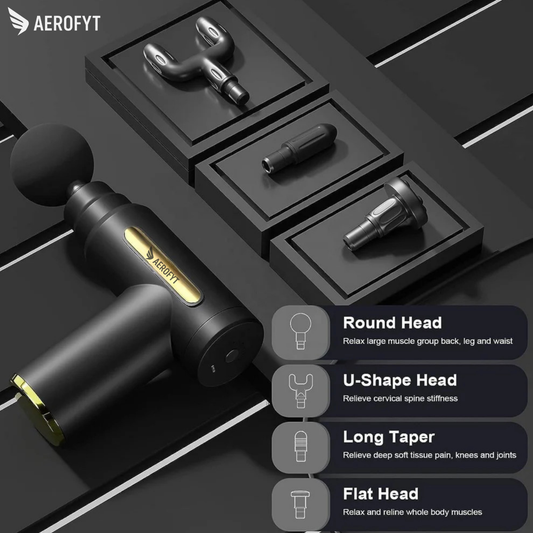 Aerofyt PulseGun  – Elite Deep Tissue Massager & Muscle Recovery Tool