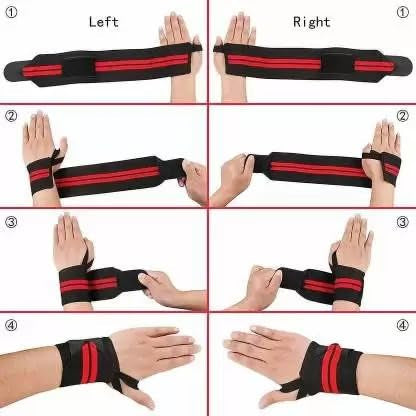 Aerofyt ProGrip Wrist Wraps – Heavy Duty Support for Weightlifting & Workouts