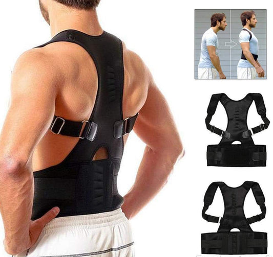 Aerofyt AuFlex Magnetic Posture Corrector Belt – Back & Shoulder Support for Men & Women