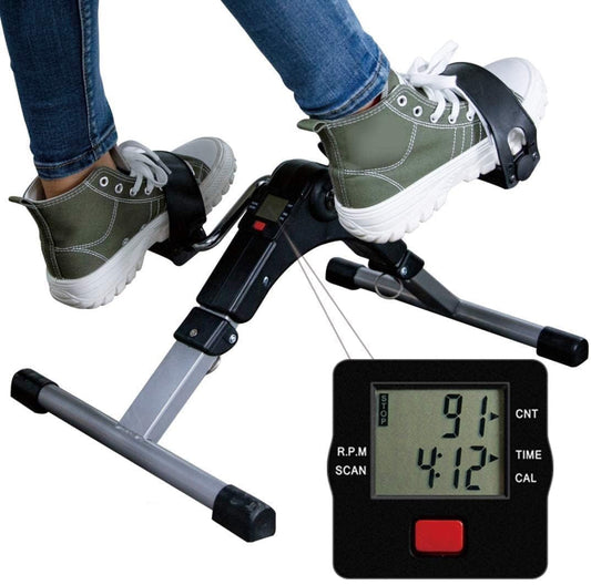 AeroFyt Mini Pedal Exerciser – Compact Cycle for Arms & Legs with LCD Display