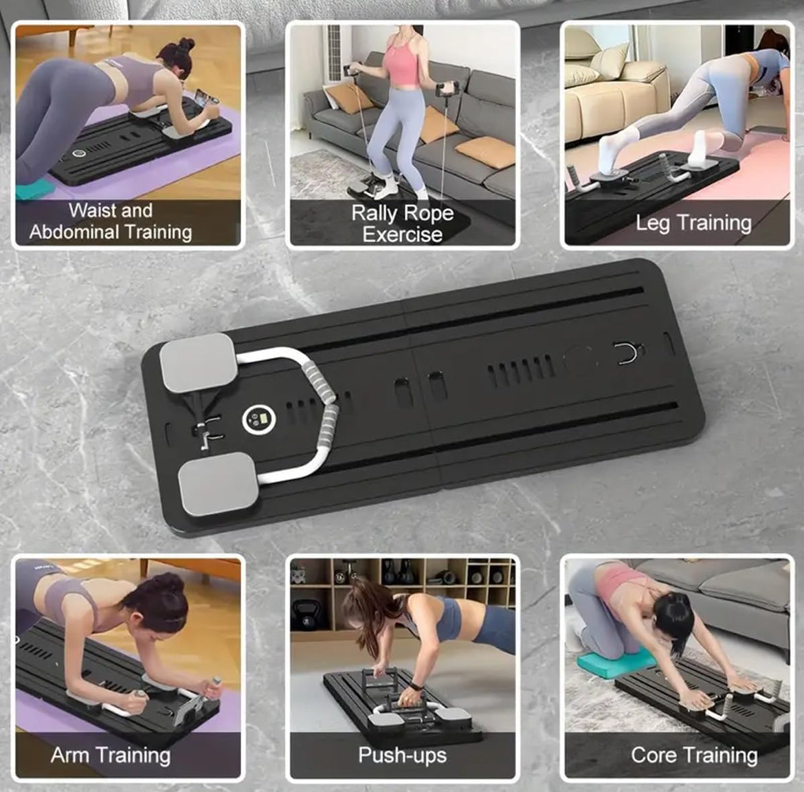 AeroFyt CoreX Pro – 4-in-1 Ab & Full Body Trainer with Smart Timer