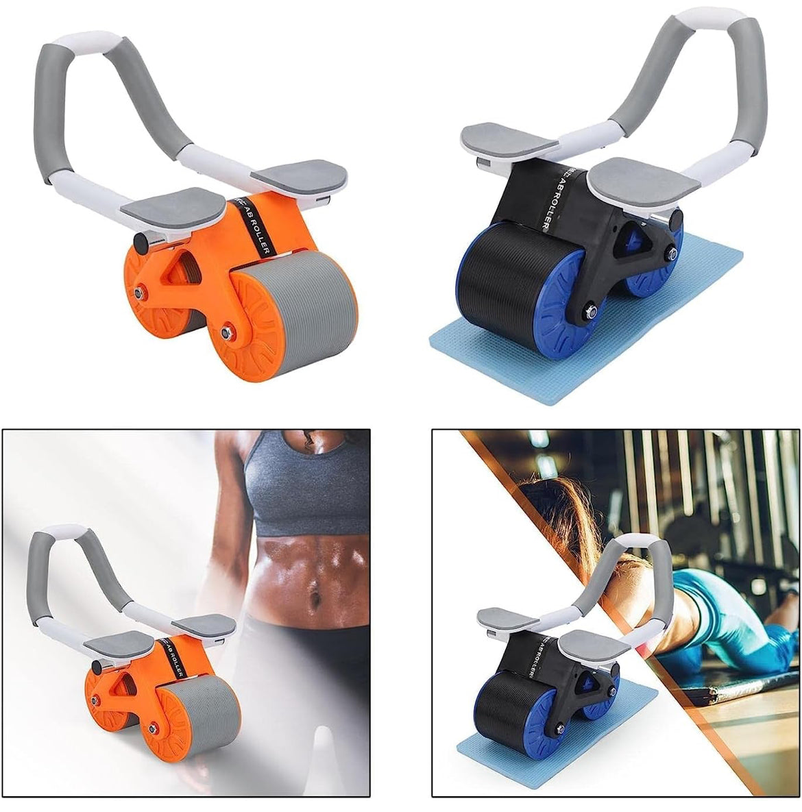 AeroFyt CORE BLAZE -Smart Ab Roller Pro – Dual-Wheel Core Trainer with Elbow Support & Digital Timer