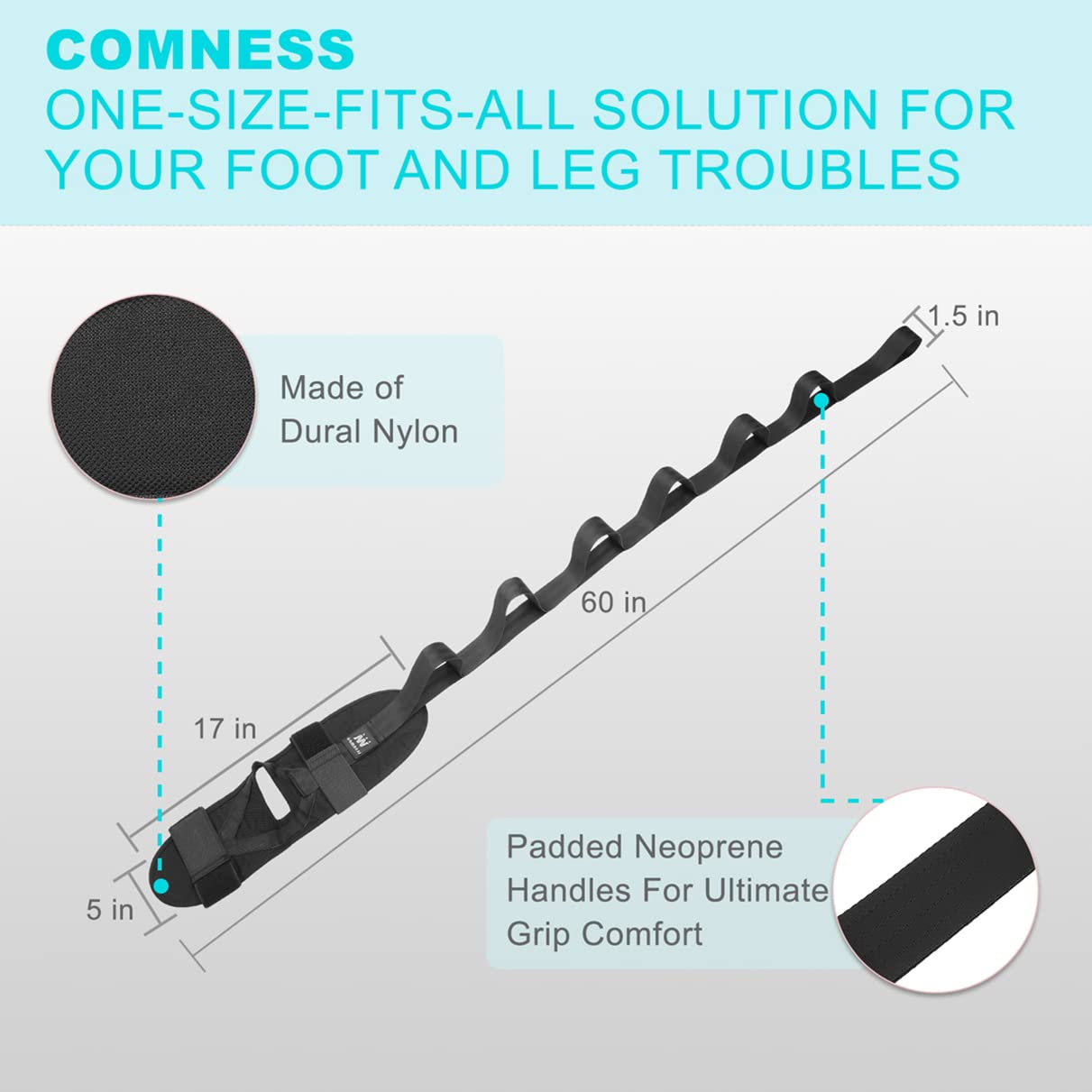 Aerofyt FlexiStretch Foot & Leg Stretcher Belt – Boost Mobility & Relieve Pain