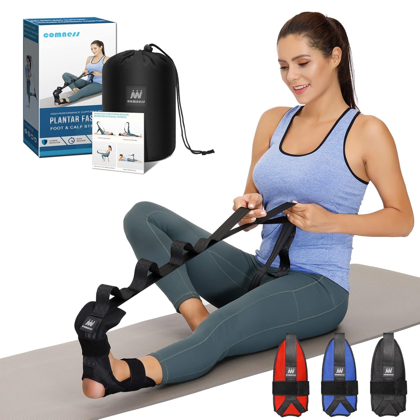 Aerofyt FlexiStretch Foot & Leg Stretcher Belt – Boost Mobility & Relieve Pain